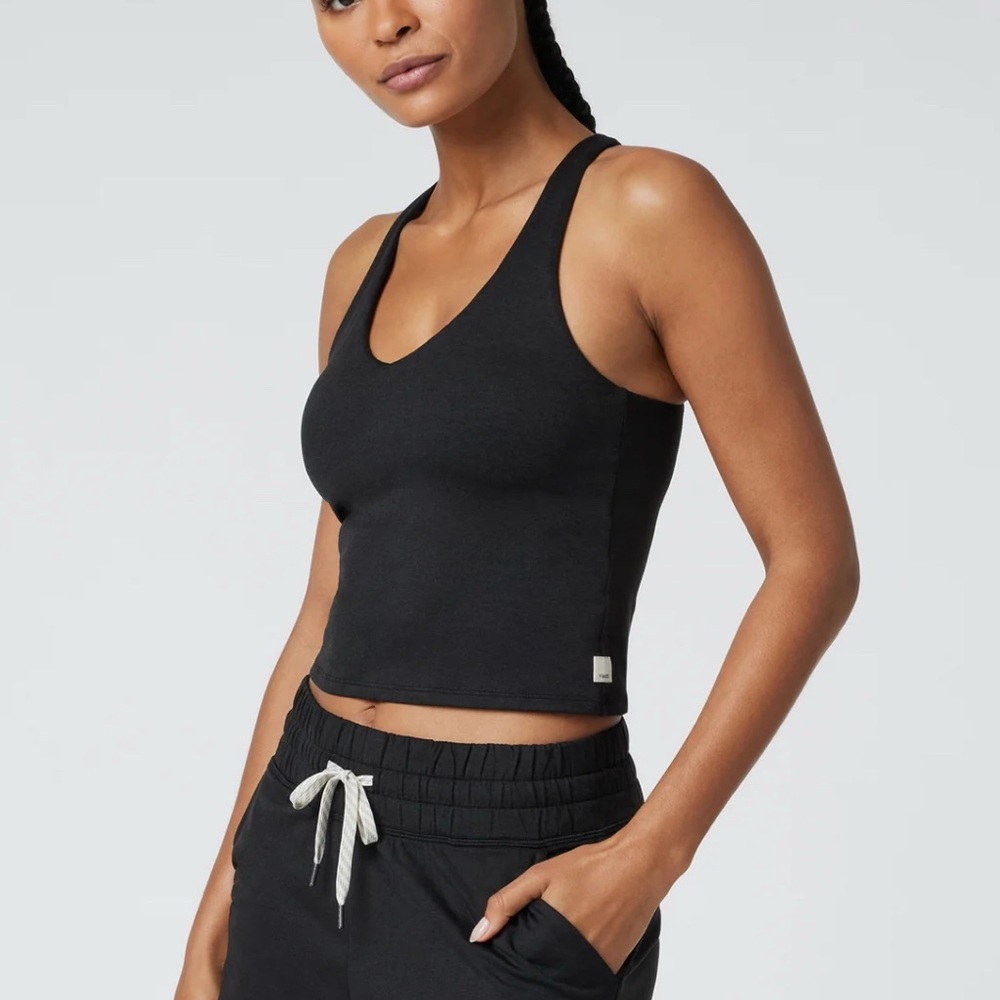 Black Racerback Tank Top